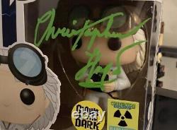 Funko Pop Emmett Brown 50 Glow Back To The Future Signed Christopher Lloyd JSA