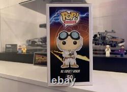 Funko Pop Emmett Brown 50 Glow Back To The Future Signed Christopher Lloyd JSA