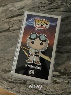 Funko Pop Movies Signed By Christopher Lloyd Dr. Emmett Brown Back To The Futur