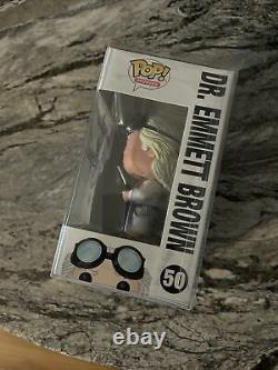 Funko Pop Movies Signed By Christopher Lloyd Dr. Emmett Brown Back To The Futur