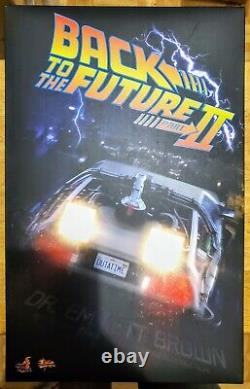 Hot Toys MMS380 Back To The Future II 2 Dr. Emmett Brown Christopher Lloyd RARE