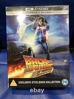 Limited Back To The Future The Ultimate Trilogy Triple 4k Uhd Steelbook Blu-ray
