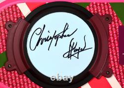 MICHAEL J FOX CHRISTOPHER LLOYD Autographed BACK TO THE FUTURE Hoverboard BAS #2