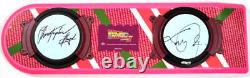 MICHAEL J FOX CHRISTOPHER LLOYD Autographed BACK TO THE FUTURE Hoverboard BAS #4