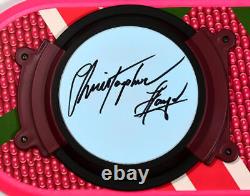 MICHAEL J FOX CHRISTOPHER LLOYD Autographed BACK TO THE FUTURE Hoverboard BAS #4