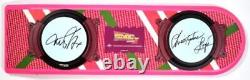 MICHAEL J FOX CHRISTOPHER LLOYD Autographed BACK TO THE FUTURE Hoverboard BAS Wi