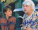 Michael J Fox & Christopher Lloyd Signed Back To The Future 11x14 Beckett J68692