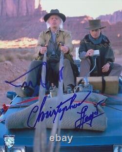 MICHAEL J FOX & CHRISTOPHER LLOYD Signed BACK TO THE FUTURE 8x10 OPX 057586