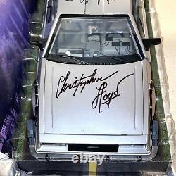 MICHAEL J FOX CHRISTOPHER LLOYD autographed BACK TO THE FUTURE DELOREAN CAR COA