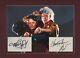 Michael J. Fox & Christopher Lloyd Signatures. Back To The Future. Psa Certified