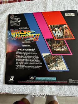 Michael Fox Christopher Lloyd signed Laser Disc autograph Back to the Future COA