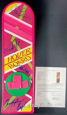 Michael J Fox Christopher Lloyd +2 Signed Back To The Future Hoverboard JSA LOA