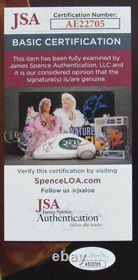 Michael J Fox/Christopher Lloyd Auto/Sign 16x20 Photo Back to Future JSA 174013