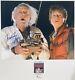 Michael J Fox Christopher Lloyd Autograph Signed 16x20 Back To The Future Jsa