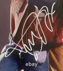 Michael J Fox Christopher Lloyd Autograph Signed 16x20 Back To The Future JSA