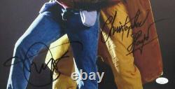 Michael J Fox/Christopher Lloyd Autographed 16x20 Photo Back To Future JSA