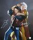 Michael J Fox/christopher Lloyd Autographed 16x20 Photo Back To The Future Jsa