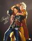 Michael J Fox/christopher Lloyd Autographed 16x20 Photo Back To The Future Jsa