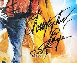 Michael J Fox Christopher Lloyd Autographed Back To Future Movie Poster Beckett