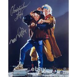 Michael J. Fox/Christopher Lloyd Autographed'Back to the Future' 11X14 Photo