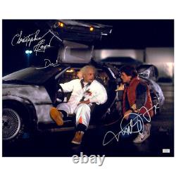Michael J. Fox, Christopher Lloyd Autographed Back to the Future 16x20 Photo