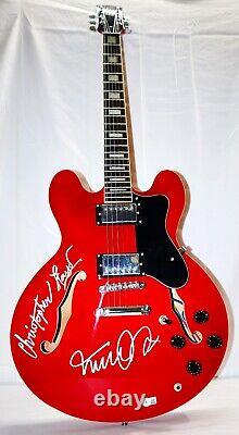 Michael J Fox Christopher Lloyd Back To Future Signed Electric Guitar Beckett