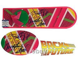 Michael J Fox Christopher Lloyd Back To The Future Autograph Hoverboard Beckett
