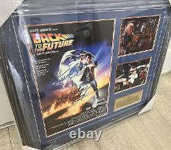 Michael J Fox, Christopher Lloyd Back To The Future Signed Mini Poster A3 COA