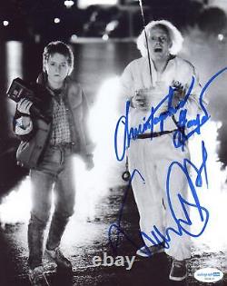 Michael J. Fox & Christopher Lloyd Back to the Future SIGNED 8x10 Photo ACOA