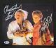 Michael J Fox Christopher Lloyd Dual Signed 8x10 Back To The Future Bac A27829