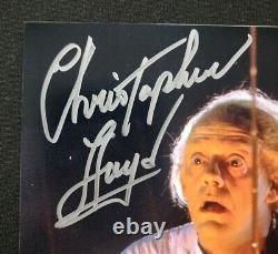 Michael J Fox Christopher Lloyd Dual Signed 8x10 Back To The Future BAC A27829