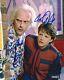 Michael J Fox & Christopher Lloyd Dual Signed Back To The Future 8x10 Fanexpo