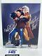 Michael J Fox & Christopher Lloyd Dual Signed Back To The Future 8x10 Fanboy Coa