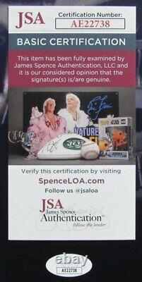 Michael J Fox/Christopher Lloyd Sign/Auto 16x20 Photo Back to Future JSA 173699