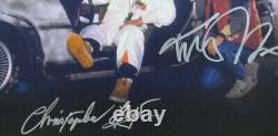 Michael J Fox/Christopher Lloyd Sign/Auto 16x20 Photo Back to Future JSA 174000