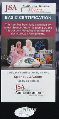 Michael J Fox/Christopher Lloyd Sign/Auto 16x20 Photo Back to Future JSA 174000