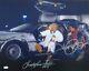 Michael J Fox/christopher Lloyd Sign/auto 16x20 Photo Back To Future Jsa 174001