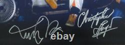 Michael J Fox/Christopher Lloyd Sign/Auto 16x20 Photo Back to Future JSA 174002
