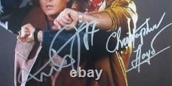 Michael J Fox/Christopher Lloyd Sign/Auto 16x20 Photo Back to Future JSA 174005