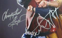 Michael J Fox/Christopher Lloyd Sign/Auto 16x20 Photo Back to Future JSA 174006