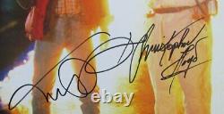 Michael J Fox/Christopher Lloyd Sign/Auto 16x20 Photo Back to the Future JSA 687