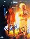 Michael J Fox Christopher Lloyd Signed 11x14 Photo Back To The Future Bas 558