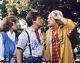 Michael J. Fox Christopher Lloyd Signed 16x20 Back To The Future Photo Jsa Bas