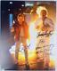 Michael J Fox Christopher Lloyd Signed 16x20 Canvas Photo Back To Future Bas 520