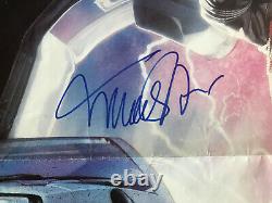 Michael J. Fox Christopher Lloyd Signed 1989 Back to the Future II 26x40 Poster