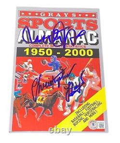 Michael J Fox Christopher Lloyd Signed Auto Back To The Future Almanac BAS COA