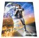 Michael J Fox Christopher Lloyd Signed Autograph 11x14 Back To The Future Bas B1