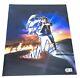 Michael J Fox Christopher Lloyd Signed Autograph 11x14 Back To The Future Bas B3