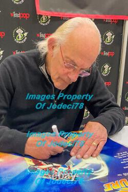 Michael J Fox Christopher Lloyd Signed BACK TO THE FUTURE 12x18 Photo PROOF JSA