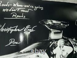 Michael J Fox Christopher Lloyd Signed BACK TO THE FUTURE 20x30 Photo Huge ACOA